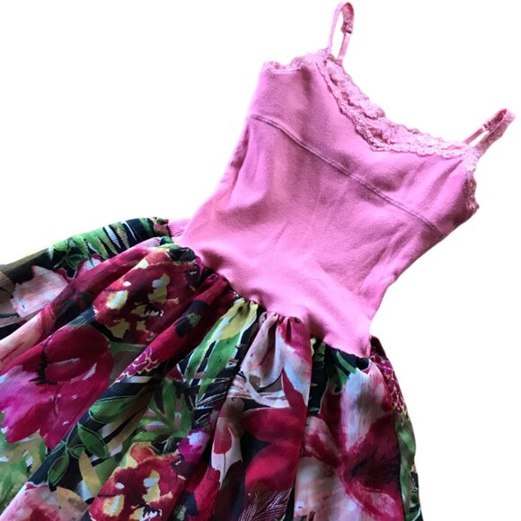 Handmade Girl’s Party Dress Size 10: Ruffled Floral Spring Summer Princess Dress - Picture 8 of 12